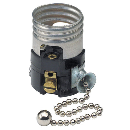 PULL CHAIN SCKT ALUM 1PK