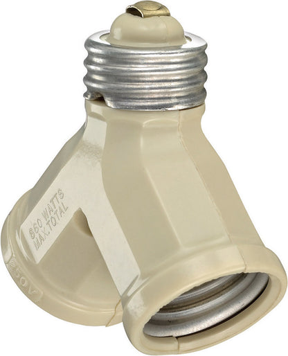 SOCKET TWIN LIGHT IVOR