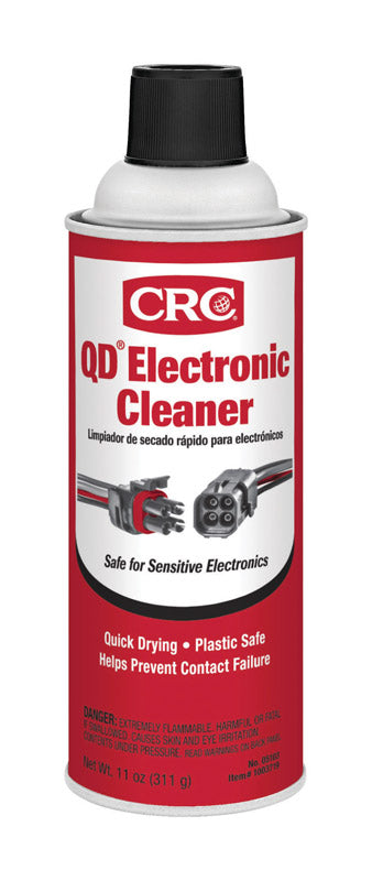 Emery Jensen CLEANR Electronic Contact Cleaner in 11 oz spray bottle, designed for cleaning electronic contacts and components.