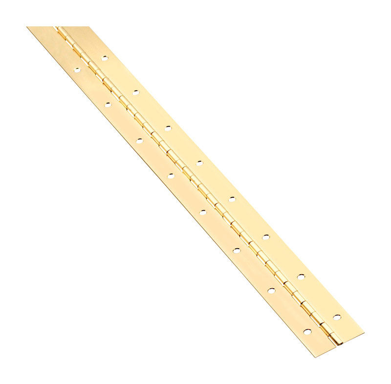 Emery Jensen continuous piano hinge, 1-1/2 inch by 48 inch, durable metal hinge for doors and cabinetry.
