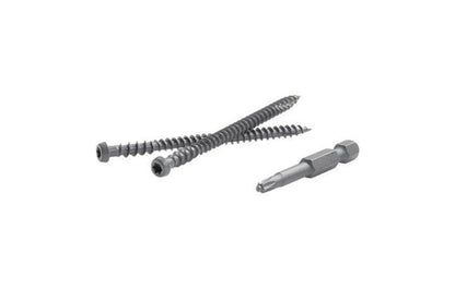 Emery Jensen 5lb contractor pack of deck screws, corrosion-resistant spcd rum finish, suitable for outdoor decking projects