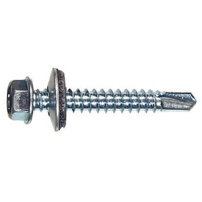 SCREW W/wsh HEX 12X1" 5#
