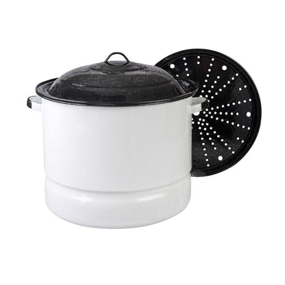 Emery Jensen STMR ST CRMC overstock cookware set, 34-quart, includes pots and pans with stainless steel handles