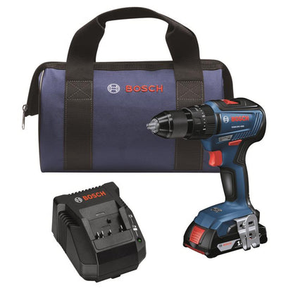 Emery Jensen CORDLS HAMR 18V cordless drill kit with ergonomic handle and variable speed trigger, ideal for DIY and professional use.