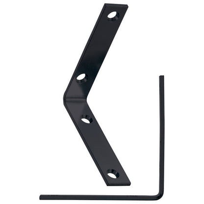 CORNER BRACE L 3.5" BLK - Pack of 10