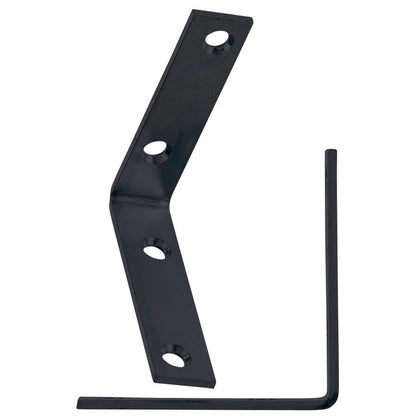 CORNER BRACE L 3" BLK - Pack of 20
