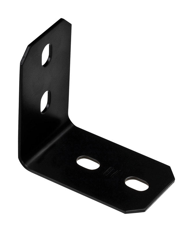 Emery Jensen structural corner brace, 4.9-inch metal brace for reinforcing furniture and framing projects, visible with mounting holes.
