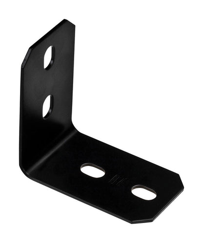 Emery Jensen structural corner brace, 4.9-inch metal brace for reinforcing furniture and framing projects, visible with mounting holes.