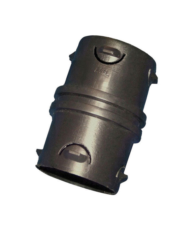 Emery Jensen internal Corg Coupl 6-inch corrugated snap fit fittings for secure pipe connections.