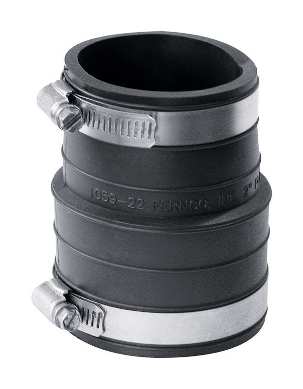 FLEX PVC COUPL 2"X2" HUB
