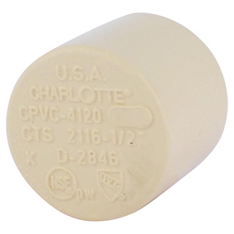 CPVC CAP S40 1/2"HUB - Pack of 25