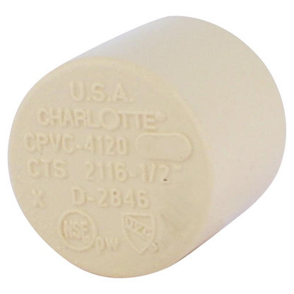 CPVC CAP S40 1/2"HUB - Pack of 25