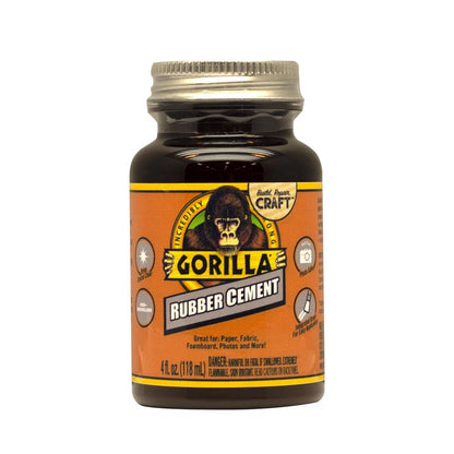 RUBBER CEMENT INDOOR 4OZ - Pack of 6