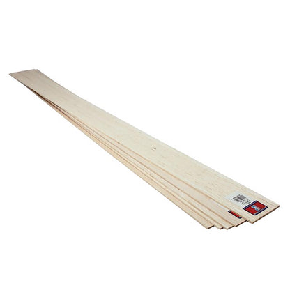 SHEET BSSWOOD 1/8X3"X3' - Pack of 10