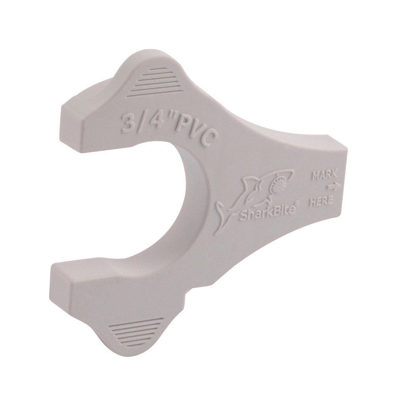 Disconnection clip for 3/4-inch CTS push fittings, Emery Jensen plumbing tools, used for quick pipe disassembly.