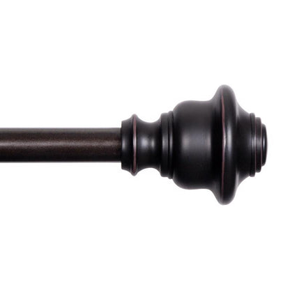 Emery Jensen Curtain Rod FastFit 120-inch pack of 2, adjustable metal curtain rods for window treatments.