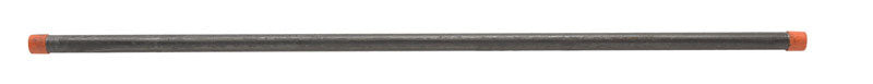 Black TBE 1/2-inch diameter cut length pipe by Emery Jensen, 18-inch to 72-inch length, shown in the image.