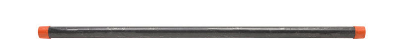 Black 1-inch by 36-inch cut length pipe from Emery Jensen, suitable for various plumbing and construction applications.