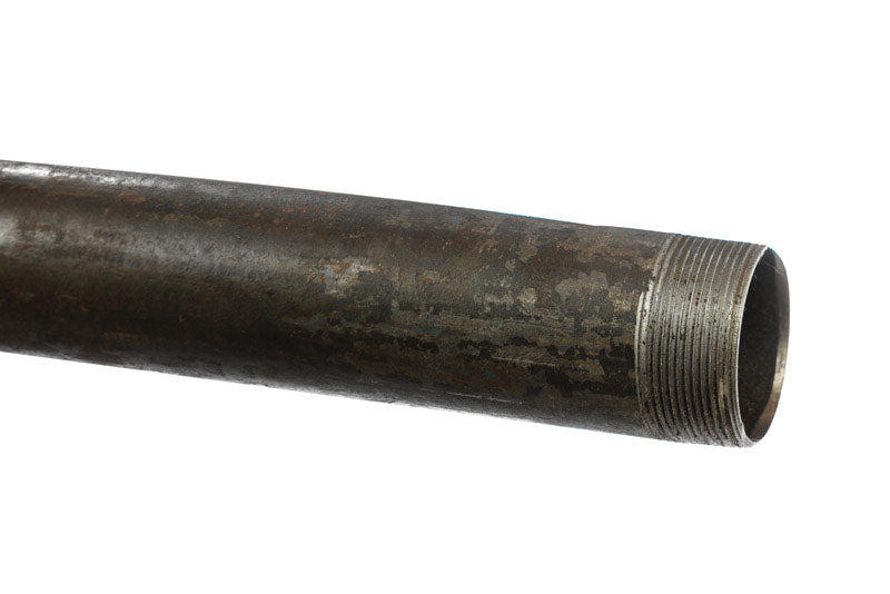 Galvanized steel TBE pipe from Emery Jensen, 1 inch by 60 inches, cut length pipe for plumbing and construction projects