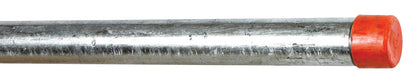 Galvanized TBE pipe, 3/4-inch by 60 inches, cut length pipe from Emery Jensen, showing a metallic pipe with a smooth finish