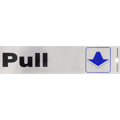PULL DECAL SLV 2"X8" - Pack of 6