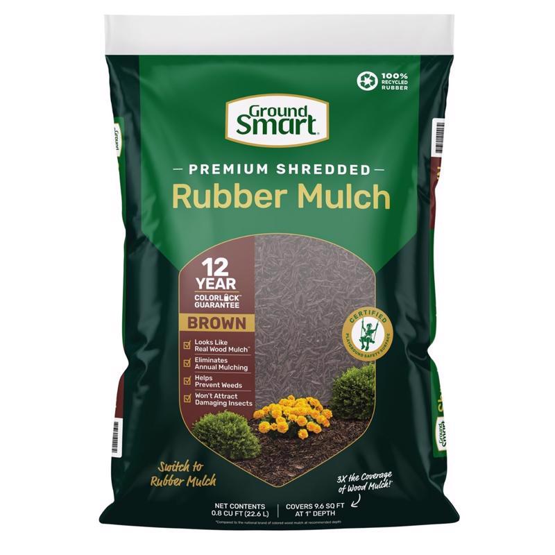 RUBBER MULCH BROWN