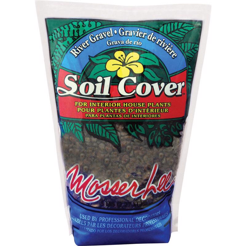 Emery Jensen CVR Soil River Gravl small decorative bag for gardening or home decor, featuring natural soil and river gravel design.