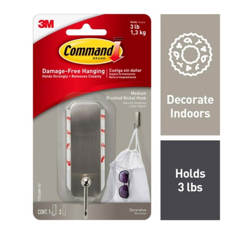 Medium Metal Hook BN for Decorative Use | Integrity Supply