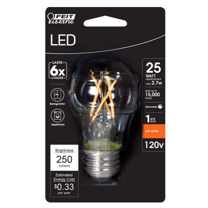 FLMNT LED A15 E26 SW 25W - Pack of 6