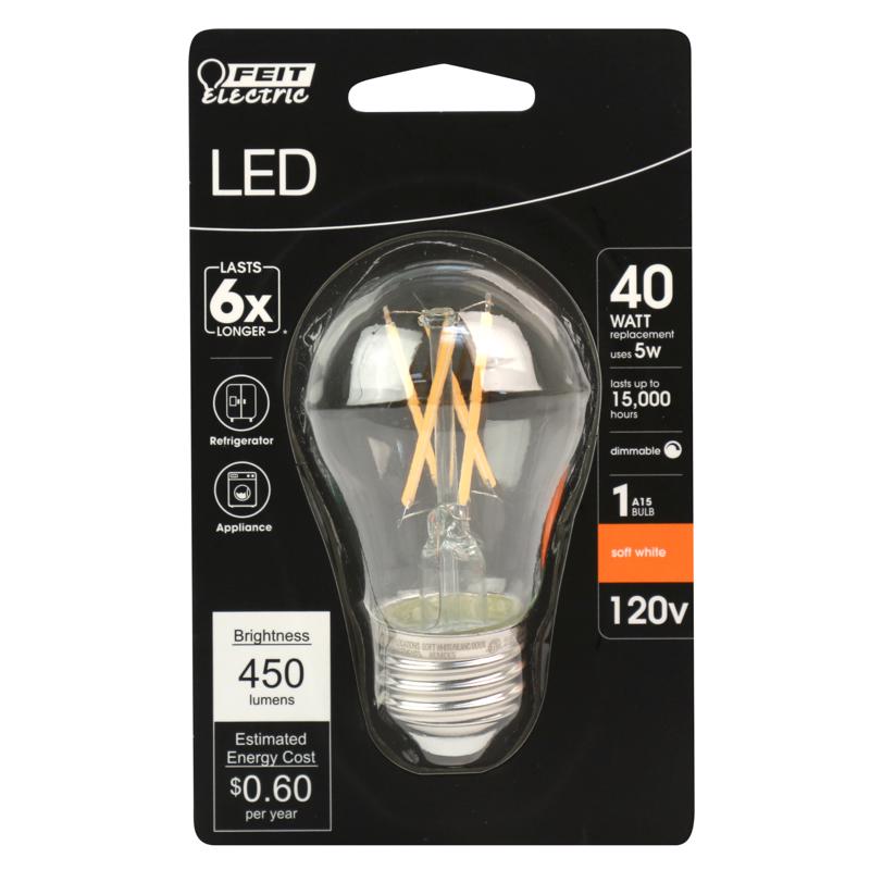 FLMNT LED A15 E26 SW 40W - Pack of 6