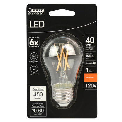 FLMNT LED A15 E26 SW 40W - Pack of 6
