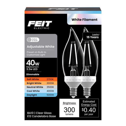FT LED BA10 AW 40W 2PK