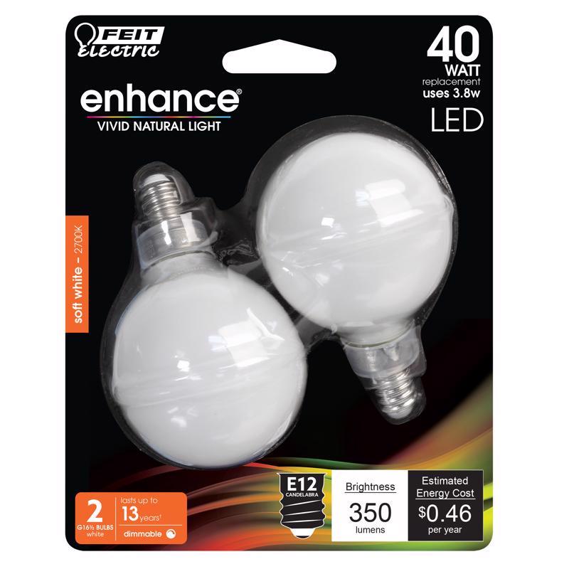 FT LED G16.5 SW 40W 2PK