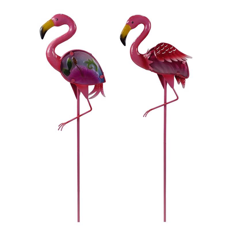 FLAMINGO PINK STAKE - Pack of 6