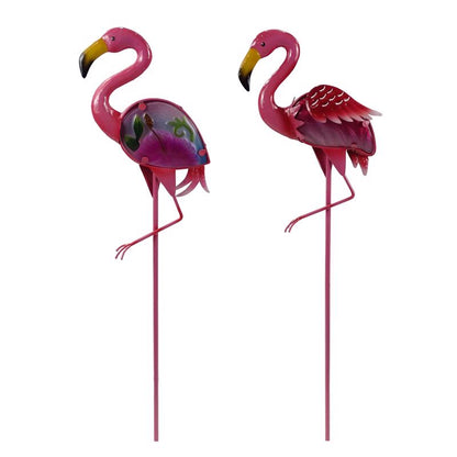 FLAMINGO PINK STAKE - Pack of 6