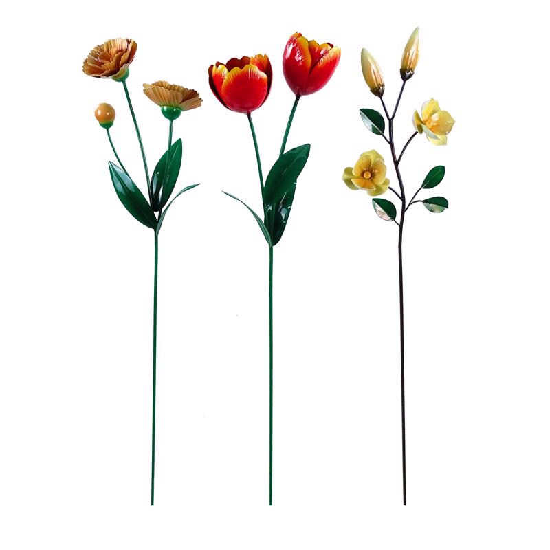 OTDR GRDN STK FLOWER 51" - Pack of 9