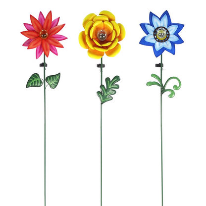 SOLAR GRDN STKE FLWR 60" - Pack of 9