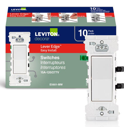 SWCH RCKR SNGPL 15A 10PK