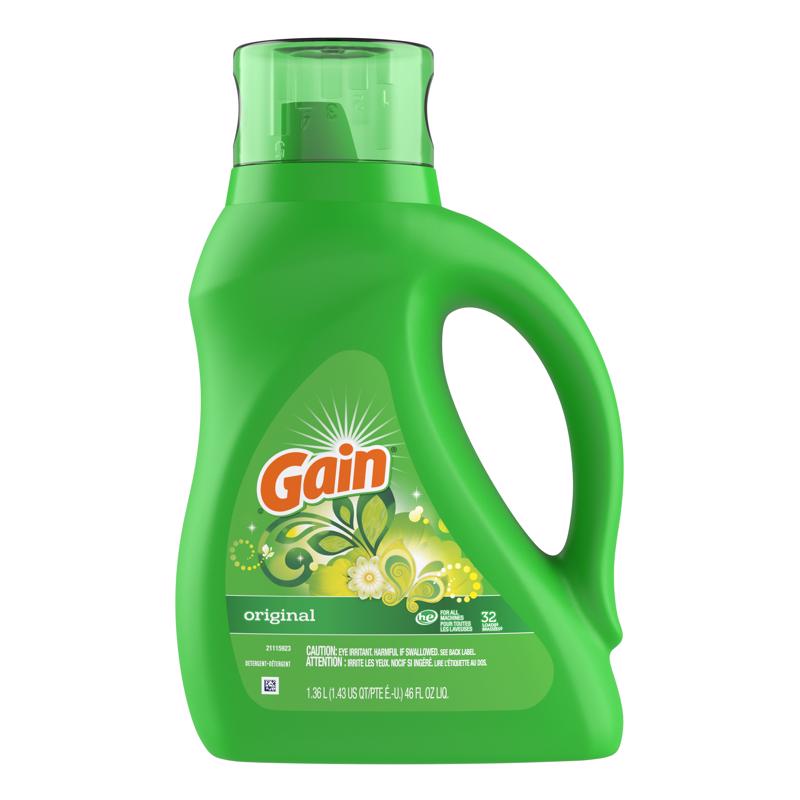 GAIN LAUND DET LIQ 46OZ - Pack of 6