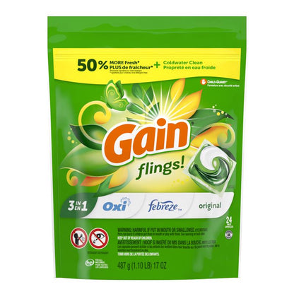 LAUNDRY DETERGENT 24PK - Pack of 4