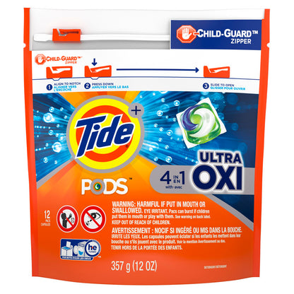 TIDE PODS ORG OXI 12CT - Pack of 6
