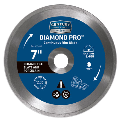 CNT RIM DIAM SAW BLD 7"