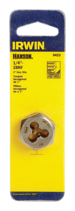 DIE 1" HEX 1/4-28NF