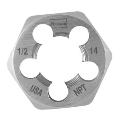 DIE 4.5" HEX 1/2-14NPT
