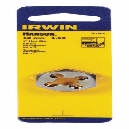 DIE METRIC 12mm-1.50mm