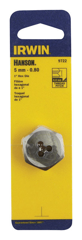 DIE METRIC 5mm-.8mm