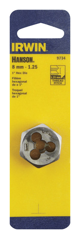 DIE METRIC 8mm-1.25mm