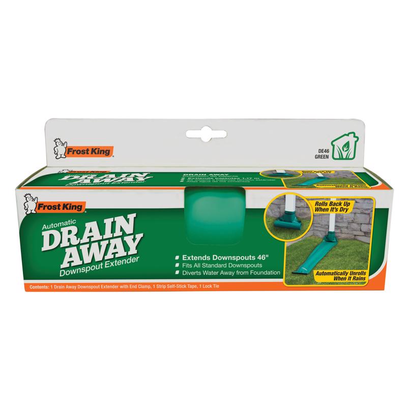 Emery Jensen Drain Away Auto 4' green diffusion accessory for efficient drainage and ventilation systems.
