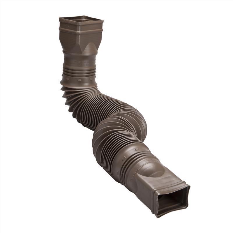 DWNSPOUT EXTNSN BRN 55"L