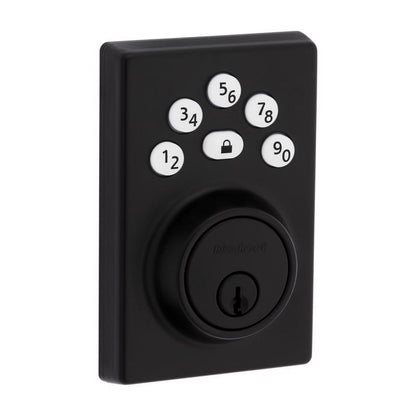 ELCTRNC DEADBLT MATT BLK